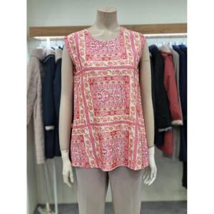 벨리시앙 세이브존07 쉬폰배색 플리츠 나시 TB4201