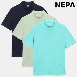 [네파] 여성 강연사 프로스트 쿨링 반팔 집업티셔츠 7K45411