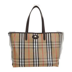 버버리 코티드 코튼-리넨 블렌드 토트백 8112222 B9368