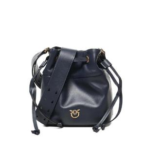 25 FW 핀코 미니 드로스트링 레더 버킷 백 104303A0QOG08Q TP440992318