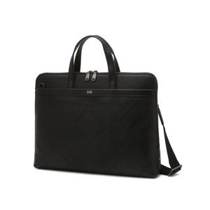 [닥스ACC][닥스핸드백][쇼핑백동봉] 블랙 로고장식 가죽 서류가방 DBBA5F450
