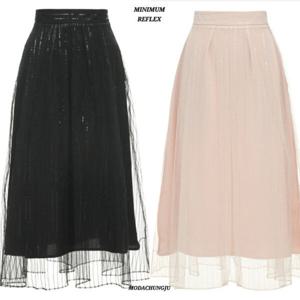 [미니멈]MD 레이스 파이핑 스커트 MD MYBAWS3320_CJ
