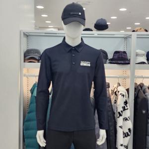 [디즈니골프]남성 기본 엠보  티셔츠 (DO1MTS006-BK)_US