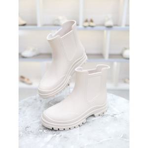 [블리아르]라운드 첼시 통굽 숏 레인부츠 4cm BLMD57112_GN