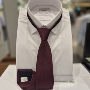 [레노마] 자동지퍼타이 솔리드 VPFTZ1702와인