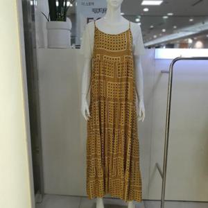 더스토아 DP01 사각 도뜨 끈 원피스 T23TNC346N040