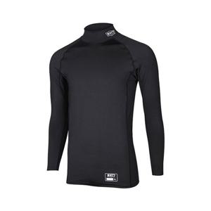 축구 ZETT BOK-352 긴팔 폴라 스판 언더셔츠 블랙 2XL