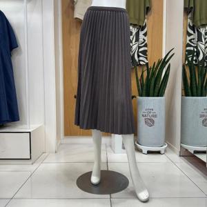 클리지 DP01 원터 주름 패턴 롱 스커트 CP8WSK01