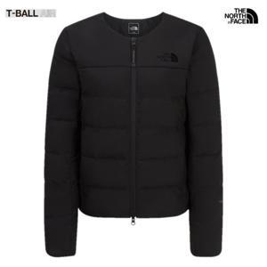 노스페이스 여성 르위스T 라운드넥 경량 패딩 자켓 NJ3NR81A_BLK