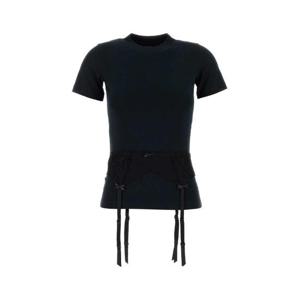 발렌시아가 반팔 티셔츠 828869TNVB2 1083 Black