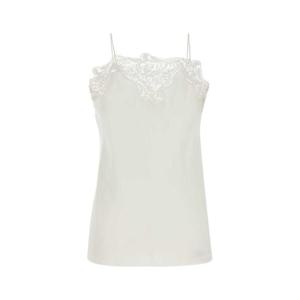 살바토레 페라가모 민소매 티셔츠 13H335785268 MASCARPONE Whit