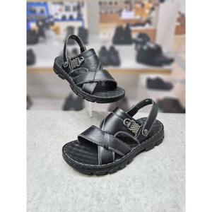 [앙세르]앙세르 세이브존09 남자 가죽 X스트랩 샌들 G35WWDRV (1