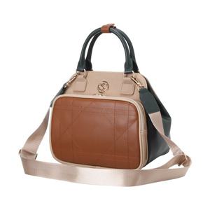 [엘르골프]24년 여성 가을 퀼팅자수 배색 포인트 토드백 [6K67501]