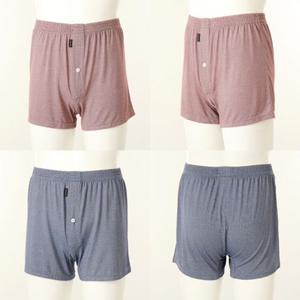 [비너스] 부드러운 모달폴리 잔체크 쟈가드 니트트렁크 2종택1 [VMP4195N]