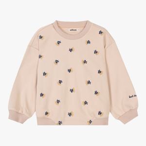 [밀리밤]밀리플라워자수맨투맨MLMA24W2G