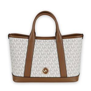 디몬트 마이클코어스 여성 루이사 로고 사첼 토트백(바닐라/브라운) 30R4G99T1V 099