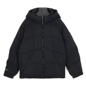 휠라패딩 KQC FS2DJG4107X-BLK 공용 유니 플로우 후드 패딩