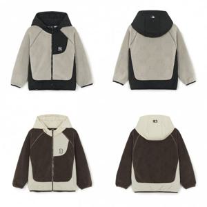 MLB키즈 아웃도어 모노그램 플리스 후드집업 (7AFDM0156000)