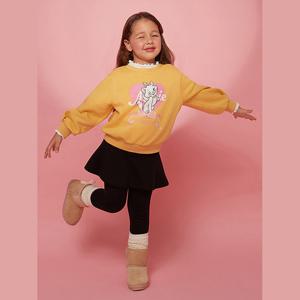 [탑텐키즈]여아) 밍크 벨보아 치마레깅스 (MKF4PT2101)