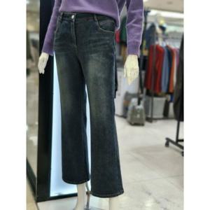 화이트호스 세이브존05 겨울 청 기모 나팔바지 A254704