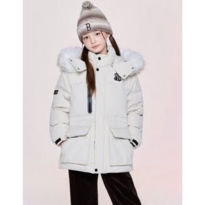 MLB키즈 아웃도어 사파리 미드 구스다운 (7ADJB2556CRD)