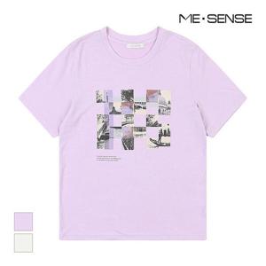 [미센스][미센스] 다트배색 포인트 반팔티셔츠_MB34TSP210Z (P00