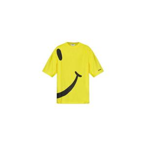 25 FW 모스키노 X 스마일리 로고 프린트 티셔츠 261ZZA07080241 TP447689336