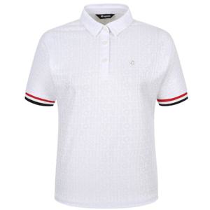 [레노마골프]25SS 여성 로고 자카드 카라 반팔 티셔츠 RWTPO6107