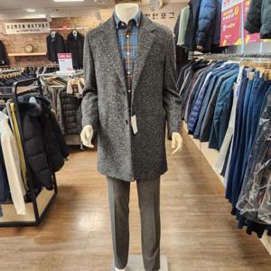 런던포그(천호이마트) HL01 헤링본 이태리원단 7부 울코트 LMWMA850