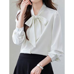 [예쎄][예쎄] 리본타이 새틴 블라우스(S5WBL022A)