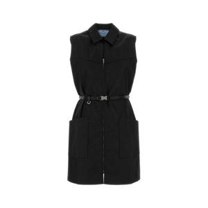 프라다 숏 원피스 230745SOOO1WQ8 F0002 Black