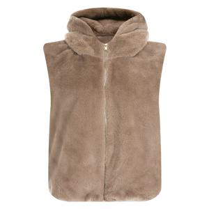 [샵앤][샵앤] 여성 밍크 방한 집업 후드 퍼 조끼 JVL-WVS-20107-