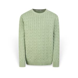 [헤지스] 남성 쿨코튼 케이블 긴팔니트 HZSW6A211E1