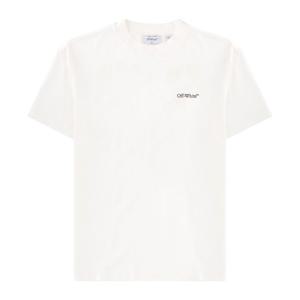오프화이트 로고 크루넥 반팔 티셔츠 2AA089 S26JER002W127