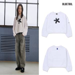 [블루테일]AAA2TS06WT화이트 볼레로 크롭 티셔츠