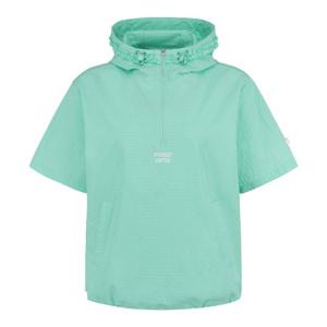 M 파리게이츠골프반팔티 NQC 521E1JP282_MT 여성 시어서커 하프 집업 반팔 후드 아노락