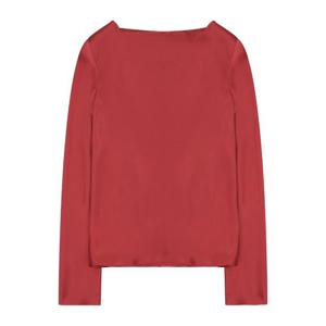 알베르타페레티 보트넥 스무스 블라우스 02161619 0199