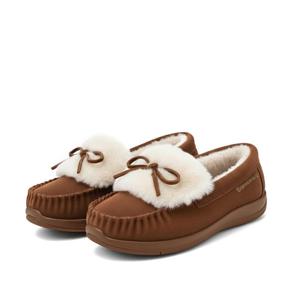 베어파우 CAROL 여성 천연가죽 방한 여성 모카신 3999002QD-W
