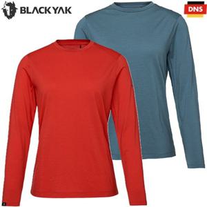 블랙야크 여성 봄 아웃도어 등산 긴팔티셔츠 DNS 푸모리 메리노울 긴팔티 1BYRTSV502