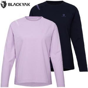 블랙야크 여성 봄 아웃도어 등산 라운드넥 티셔츠 프라임 긴팔티2 1BYRTSV501