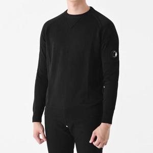 CP컴퍼니 라이트 테리 니트 맨투맨 블랙 14CMKN029A 006262G 999