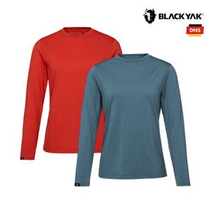블랙야크 여성 DNS 푸모리 메리노울 긴팔티 클라이밍 등산 티셔츠 1BYRTSV502