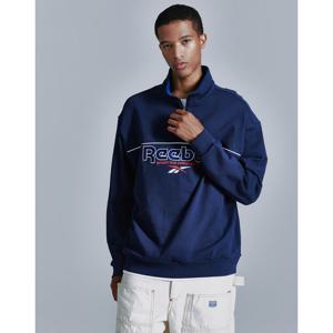 리복 24FW 벡터 하프 집업 - 네이비 RETS4FM22N3