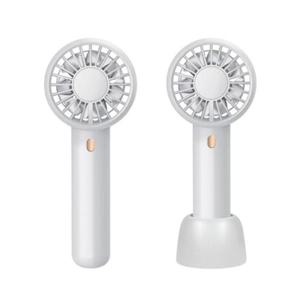 손풍기 Coms 미니 더블팬 핸디선풍기 듀얼팬 화이트 휴대용