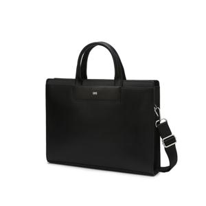 [닥스ACC]블랙 단색 소가죽 서류가방 DBBA6E333