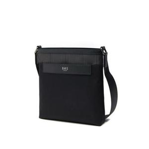 [닥스ACC]블랙 로고 부분 체크 크로스백 DBBA3E332BK