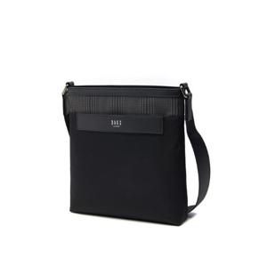 [닥스ACC]블랙 로고 부분 체크 크로스백 DBBA2F332