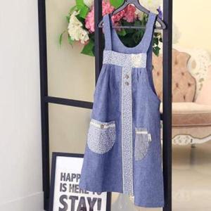 아트박스/러그랜드 플로리아 면 앞치마 - 2color