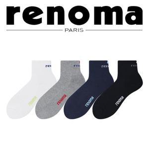 [레노마] 남성 중목 스포츠 이중쿠션 파일 양말 RM5302