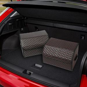 YF쏘나타트렁크정리함 가죽 퀄팅 수납 소형